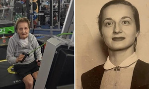 The secrets to a centenarian's strength: weightlifting and daily newspapers