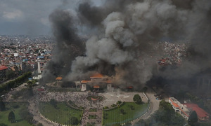 Nepal's iconic landmarks damaged in protests