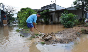 Hundreds of households in Bien Hoa struggle with persistent flooding