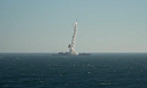 Russian frigate launches Zircon missile, hits target in military exercise