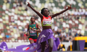 Jepchirchir completes marathon gold collection at world championships