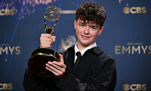 Teen star Owen Cooper wins Emmy for 'Adolescence'