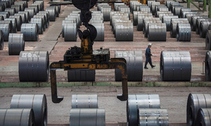 China's steel exports projected to hit record high