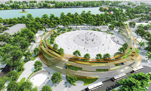 Construction to begin on Hoan Kiem Lake's east plaza before 10/10