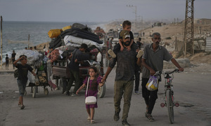 Israel bombs Gaza City, forcing mass exodus