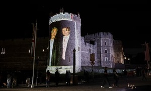Four arrested for projecting Trump and Epstein images onto Windsor Castle