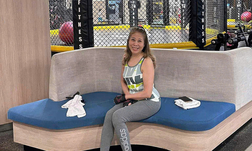 A woman in her seventies stays youthful through her passion for the gym
