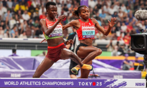 Cherotich breaks 3000m steeplechase world championship record