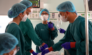 Bronchial tumor restricts airway