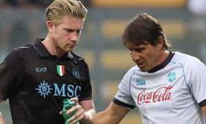 Conte consults De Bruyne ahead of Man City clash