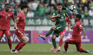 Nguyen Filip's error costs Cong An Ha Noi points against Beijing Guoan