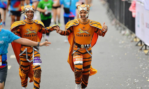 Tiger Balm makes its mark at the VnExpress Marathon Can Tho