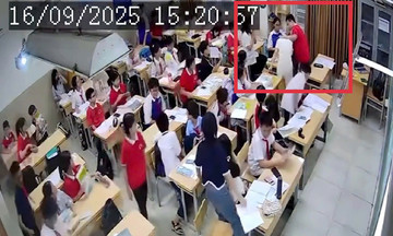 Seventh grader assaults teacher in Hanoi
