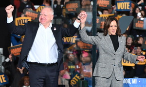 Harris expresses disappointment in running mate's debate performance