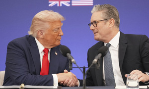 What did the UK gain from Trump's visit?