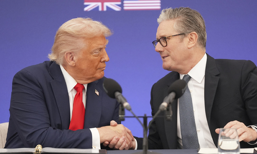 What did the UK gain from Trump's visit?