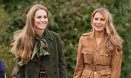 Princess Kate's attire during outing with Melania Trump