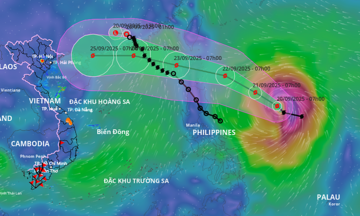 Typhoon Ragasa rapidly intensifies