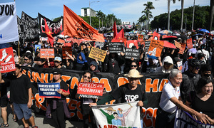 Thousands protest in the Philippines over flood control corruption