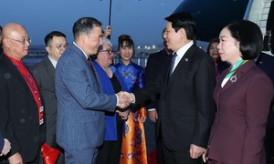 President Luong Cuong begins bilateral activities in the US