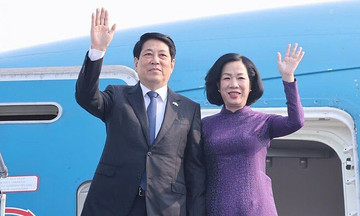 President Luong Cuong embarks on working visit to the US