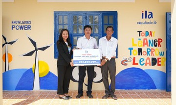Renovated classrooms for students in the Mekong Delta