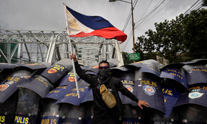Manila protesters face sedition charges
