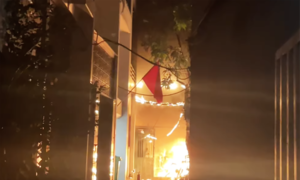 House fire in Hanoi alley suspected arson