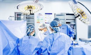 Premature baby undergoes hernia surgery