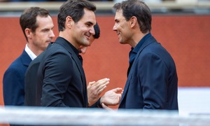 Federer hints at legends tour with Nadal