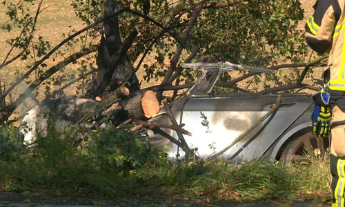 Three die in Tesla fire after doors reportedly fail to open