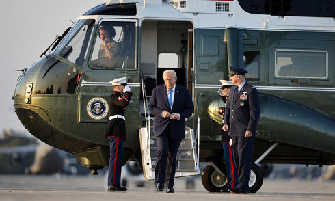 Man arrested for shining laser at Trump's helicopter