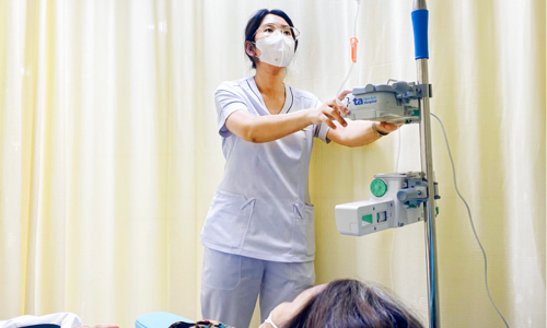 Cancerous lymph nodes disappear after 5 months of targeted therapy