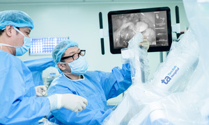Robotic surgery removes kidney tumor without nephrectomy