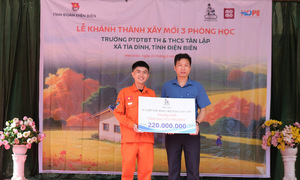 New classrooms open at Dien Bien school