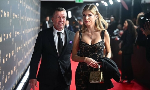 German legend Lothar Matthaus attends Ballon d'Or gala with girlfriend 38 years his junior