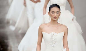 Hand-embroidered wedding dresses capture the dreamlike essence of Hue
