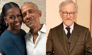 The Obamas vacation with director Steven Spielberg