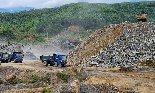 Da Nang quarries under scrutiny for misreported extraction volumes