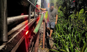 Illegal dumping of 50 cubic meters of sewage into To Lich river