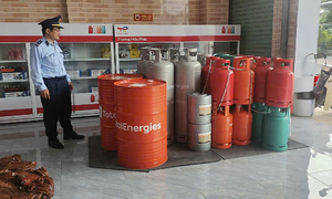 Dong Thap LPG business fined nearly 220 million dong for illegal sales