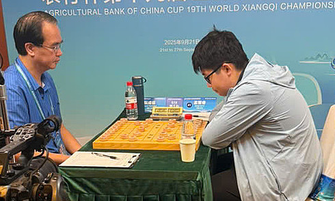 Nguyen Thanh Bao loses to Chinese prodigy Meng Fandu