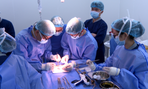 Lung cancer successfully removed