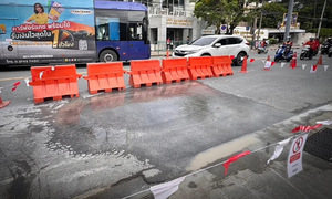 Potential second sinkhole emerges in central Bangkok