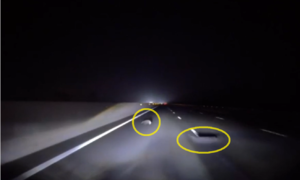 Obstacles on the highway: Steer, brake, or drive over?