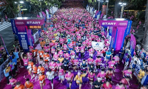 Puma brings 'Go Wild' spirit to Hanoi night run
