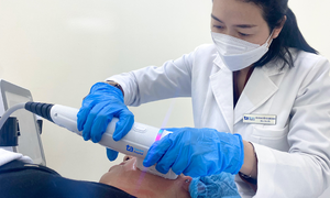 Non-invasive skin rejuvenation postpartum