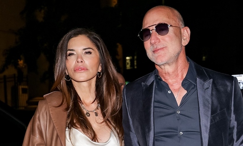 Billionaire Jeff Bezos's wife's outfits at fashion week