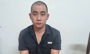 Man who chased rival, crashed car into restaurant, surrenders