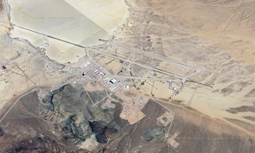 Mysterious aircraft crashes near top-secret US base